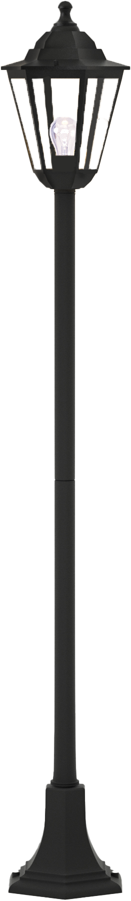 it-Lighting Redfish 1xE27 Outdoor Pole Light Black D:120cmx21.6cm (80500214)
